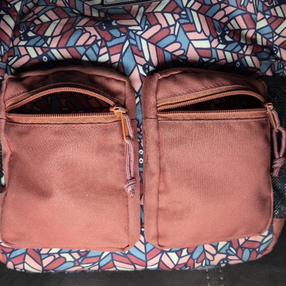 Burton Kids Gromlet 15L Backpack Feather Print Rust Pink One Size - Picture 10 of 12